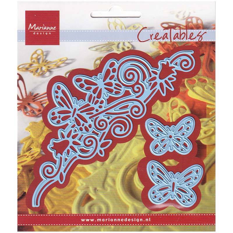 Wykrojnik Marianne Design Butterfly Border Border Motyle 93844