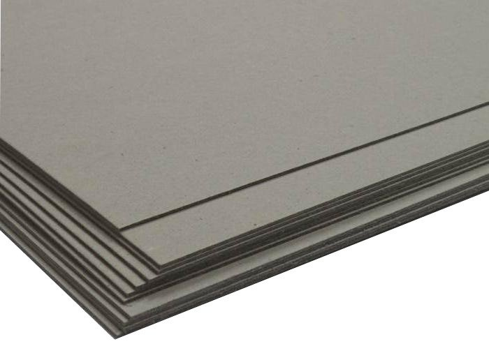 KARTONBINDUNG 30x30 cm 2mm 1230g 1Stück Abdeckung Graupappe Buchbinderkarton