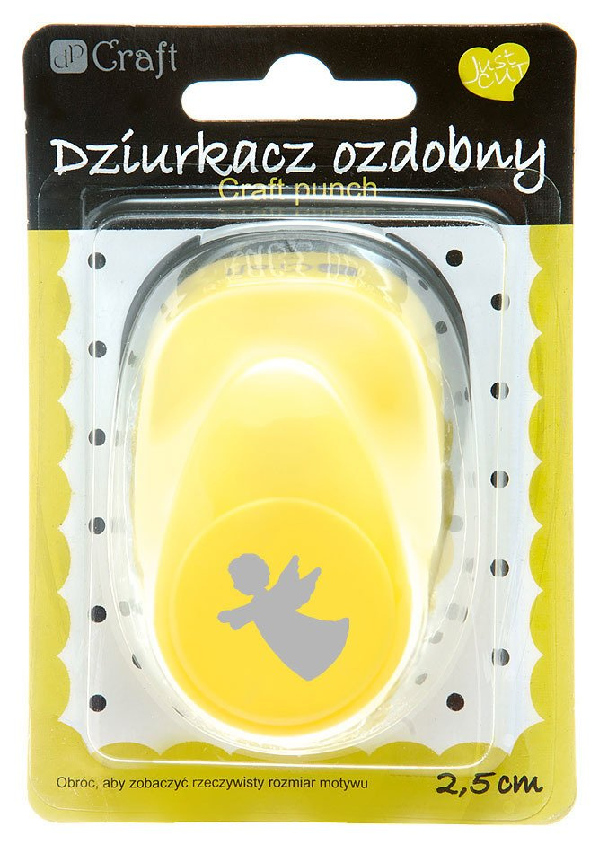 DPCRAFT Motivlocher für Scrapbooking Motivstanzer Stanzer Hebelstanzer, 2.5cm Engel