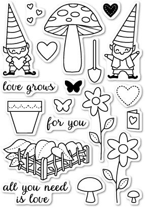 Stempel - Memory Box - Love Grows CL5167
