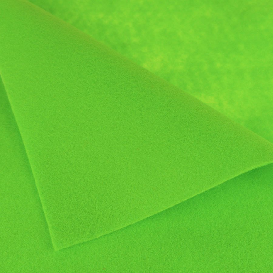 Bastelfilz 100% Polyester A4 Dekofilz Filzplatten Filzstoff 1.5mm, grün