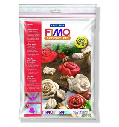 Forma do odlewów FIMO - Róże, listki