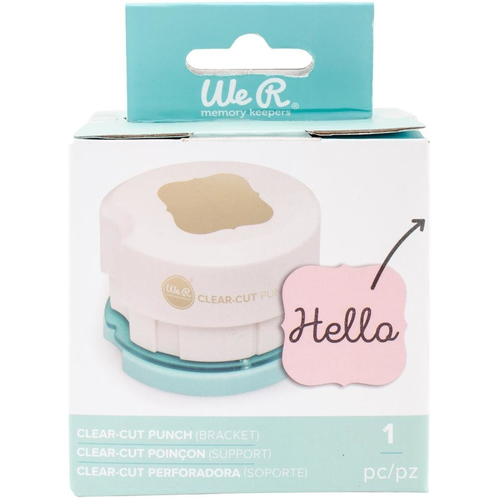 Dziurkacz - We r memory - Bracket - etykietka 5cm