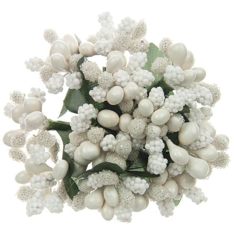 Blumenstrauß - Kugelblumen - weiß