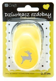 DPCRAFT Motivlocher Scrapbooking Motivstanzer Stanzer Hebelstanzer, 2.5cm Rentier