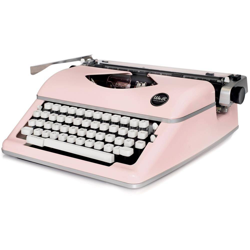 Maszyna do pisania - różowa - We r memory keepers