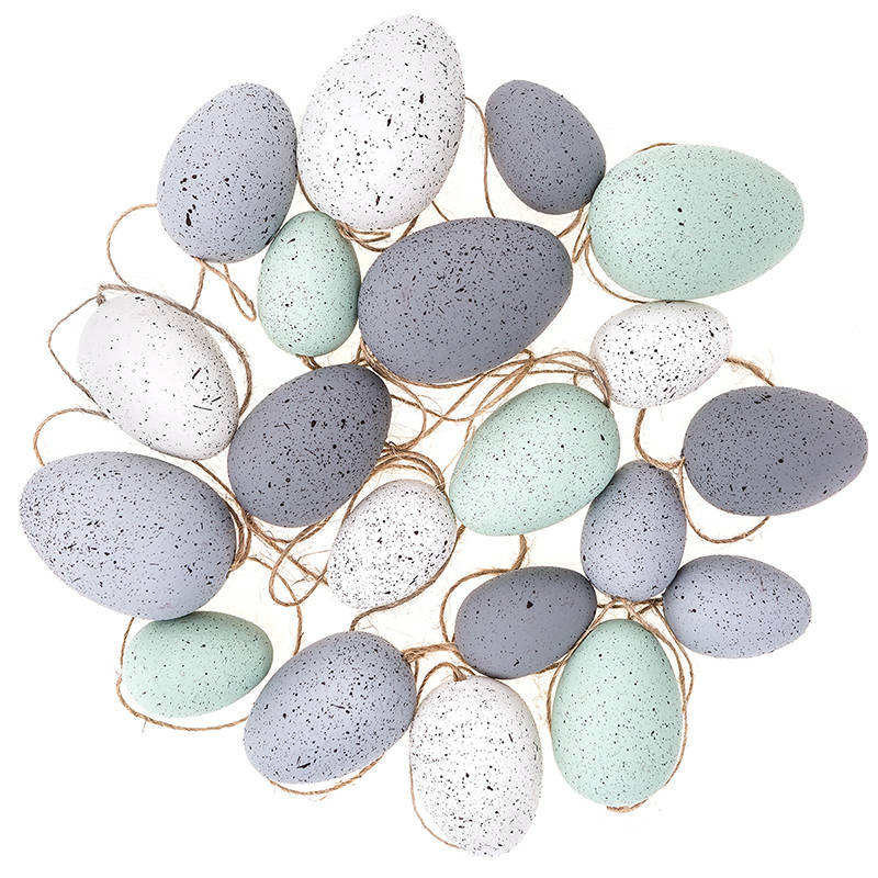 Deko-Eier - mint & natur 20 Stk