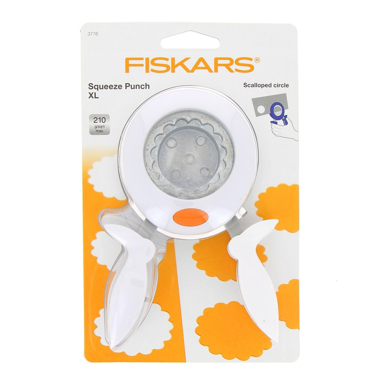 Dziurkacz - Fiskars - Scalloped Circle FI3776 koło z falbanką