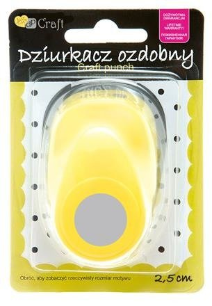 Dziurkacz ozdobny 2,5 cm koło 2 - DPCraft