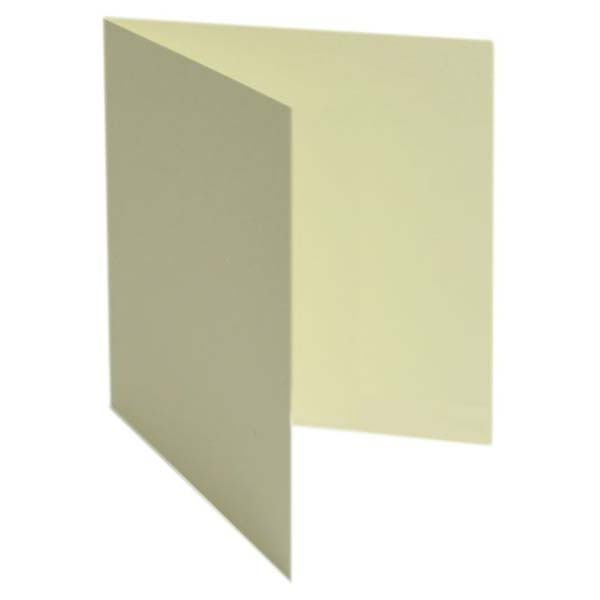 GOATBOX - Basis für eine Karte, quadratisch, cremig 13,5 cm