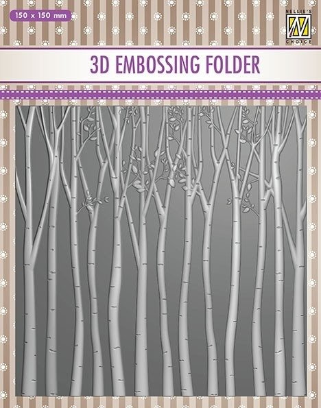 Folder do embossingu - Nellie's Choice - drzewa