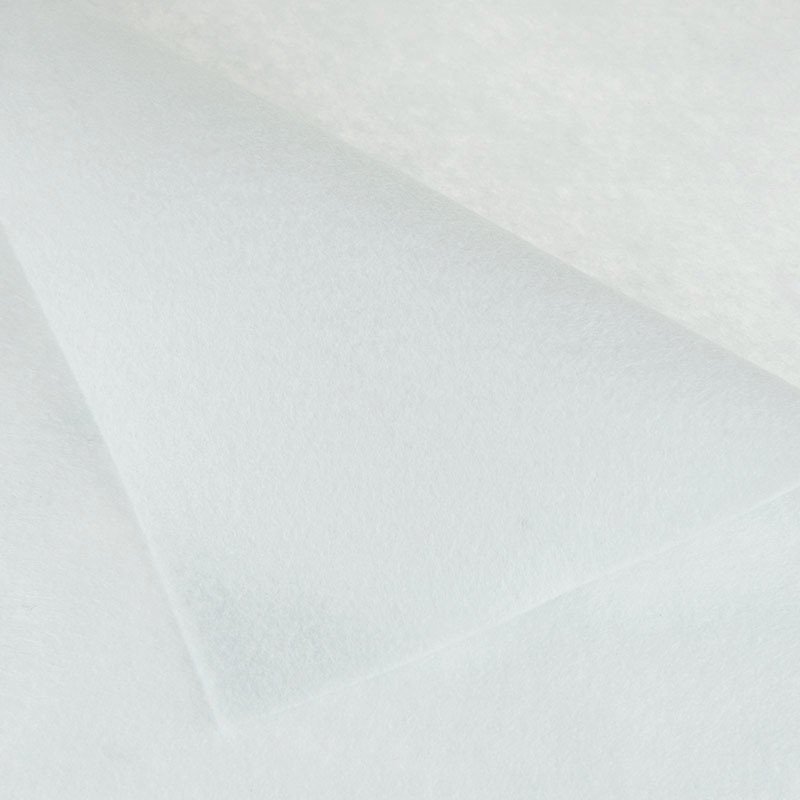 Bastelfilz 100% Polyester A4 Dekofilz Filzplatten Filzstoff 1.5mm, weiß