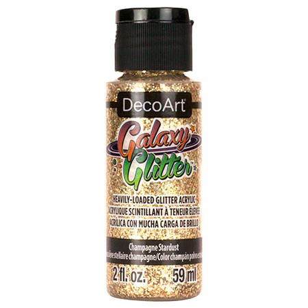Farba brokatowa Galaxy Glitter - DecoArt - Champagne Starbust