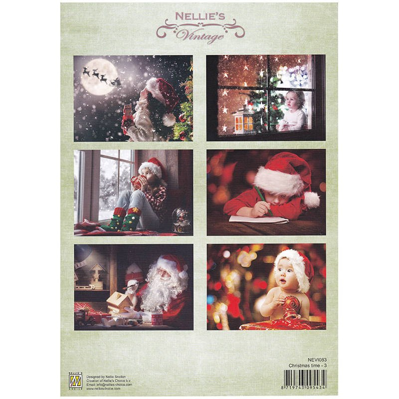 Arkusz A4 - Nellie's Choice - Christmas time 3