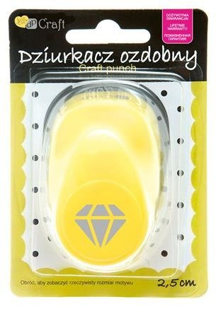 Dziurkacz ozdobny 2,5cm - diament deo - DPCraft