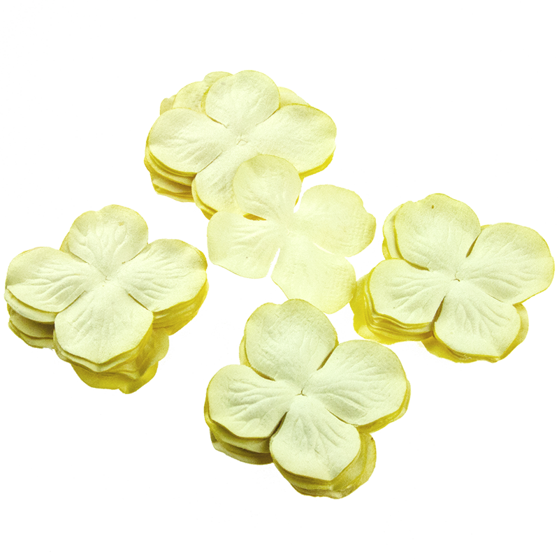 Różyczki - mix biało-kremowy (15mm) - 10szt