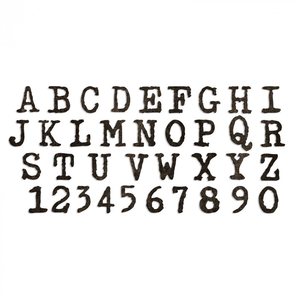 Wykrojnik Sizzix Bigz XL - Alphabet Typo Upper