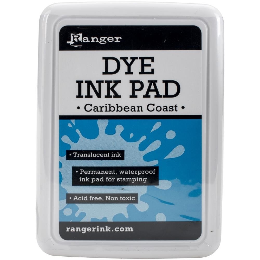 Dye Ink Pad - Ranger - Caribbean Coast - turkusowy tusz
