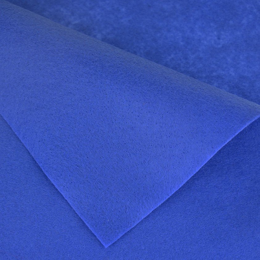 Bastelfilz 100% Polyester A4 Dekofilz Filzplatten Filzstoff 1.5mm, marineblau