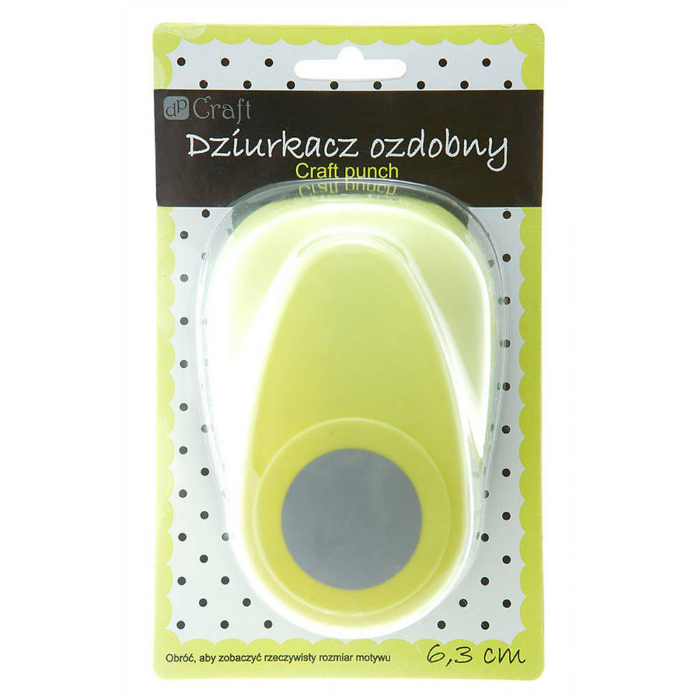 Dziurkacz ozdobny 6,3cm - koło