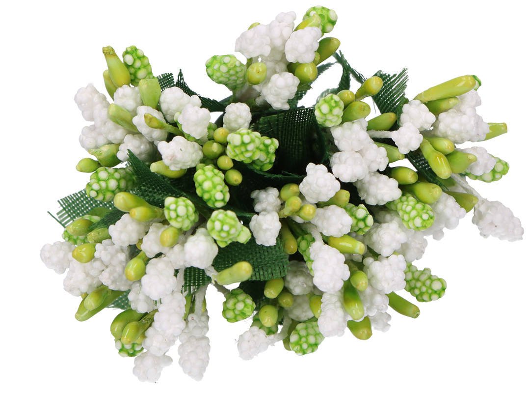 Dekorativer Blumenstrauß - Weiß