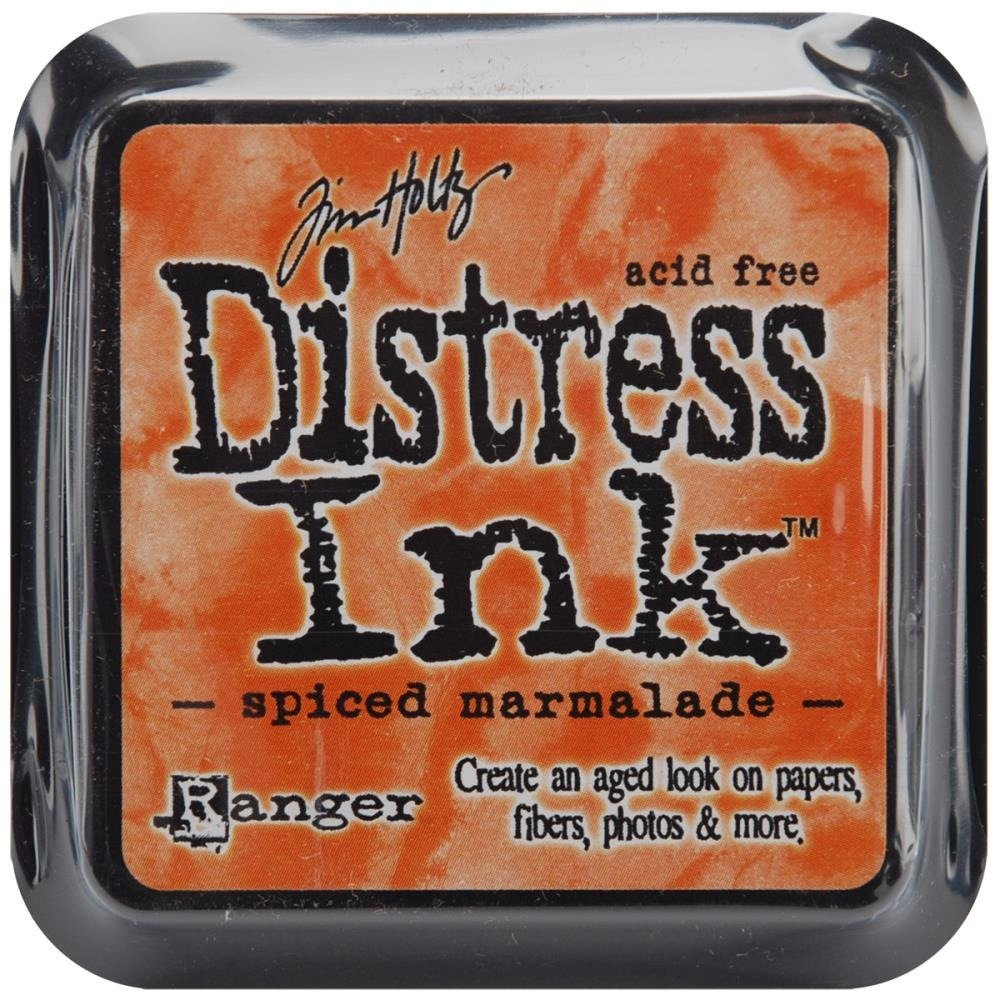 Distress Ink Pad – Poduszka z tuszem do postarzania papieru na bazie wody - Ranger - Tim Holtz – Spiced Marmalade