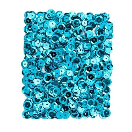 Cekiny metalizowane 9mm - turkusowe 15g