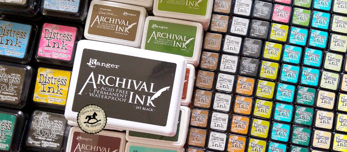 tusze Ranger Ink: Archival i Distress 