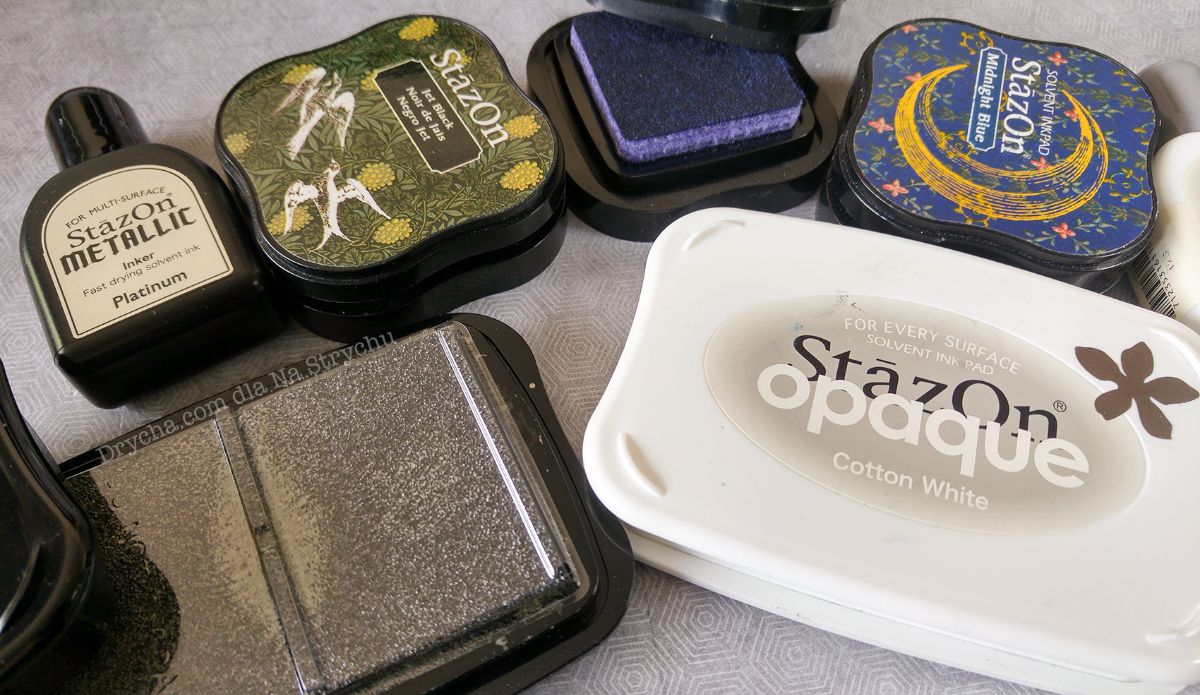 tusze StazOn - różne rodzaje