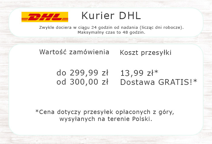 wysyłka kurierem DHL