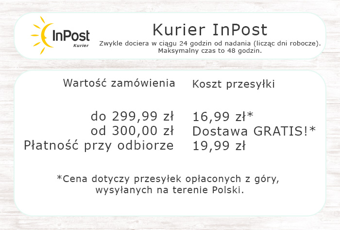 wysyłka kurierem inPost