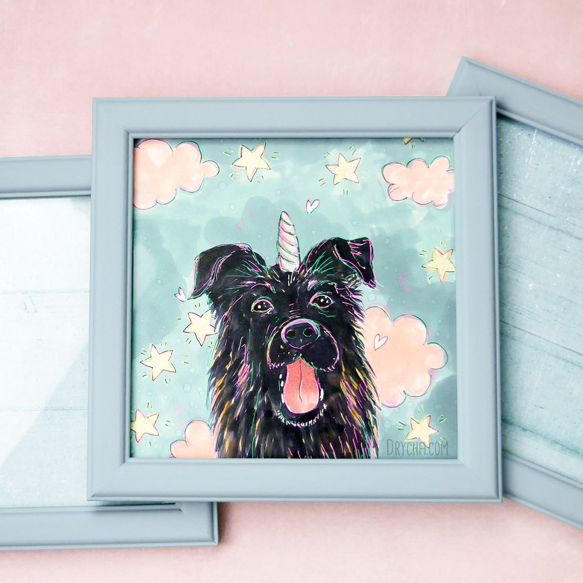 Ramki pomalowane farbą kredową Schjerning