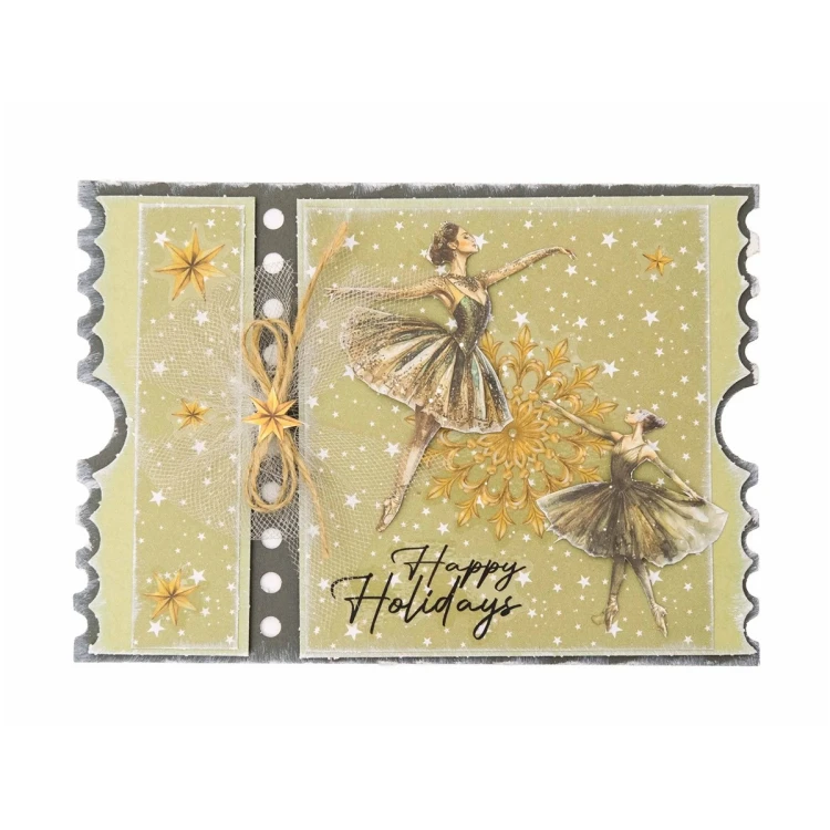 Zestaw papierów do tworzenia kartek 127 x 178 mm - Studio Light - Cottage Christmas Forest Essentials #5