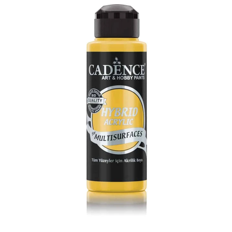 Farba akrylowa hybrydowa - Cadence - żółta 70 ml #1