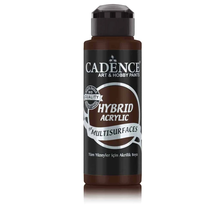 Farba akrylowa hybrydowa - Cadence - ciemny brąz 70 ml #1
