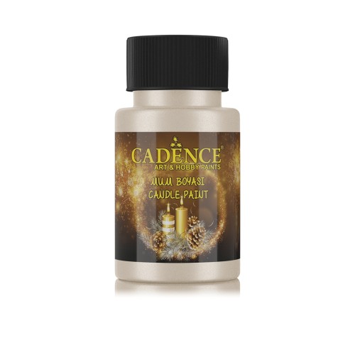 Farba do świec - Cadence - srebrne złoto 50 ml #1