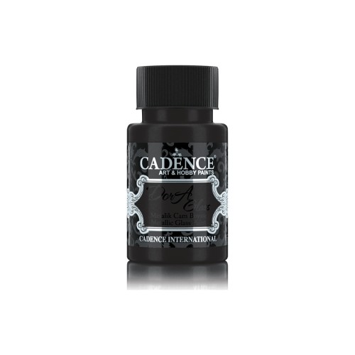 Farba do szkła Dora - Cadence - czarna 50 ml #1