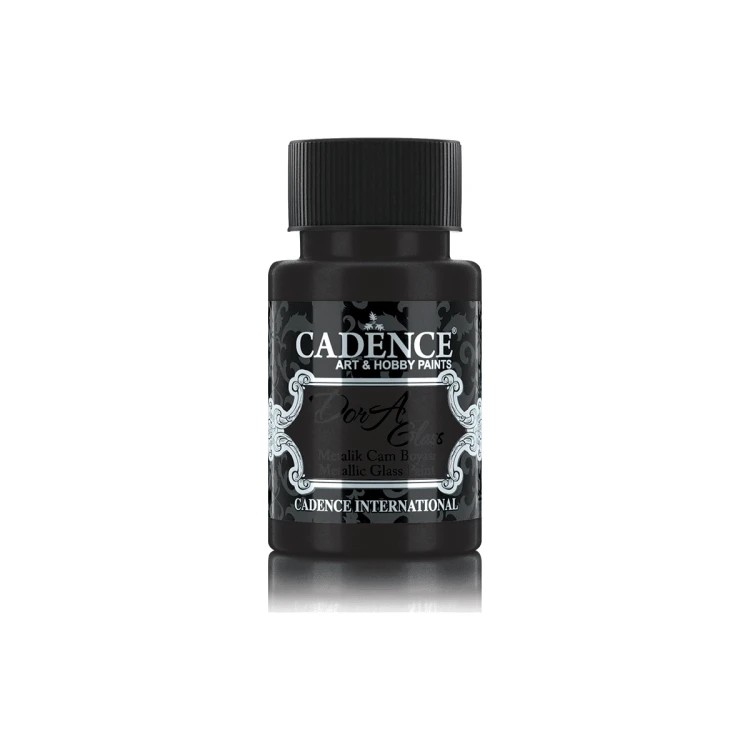 Farba do szkła Dora - Cadence - czarna 50 ml #1