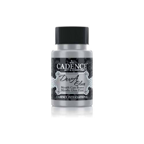 Farba do szkła Dora - Cadence - srebrna 50 ml #1