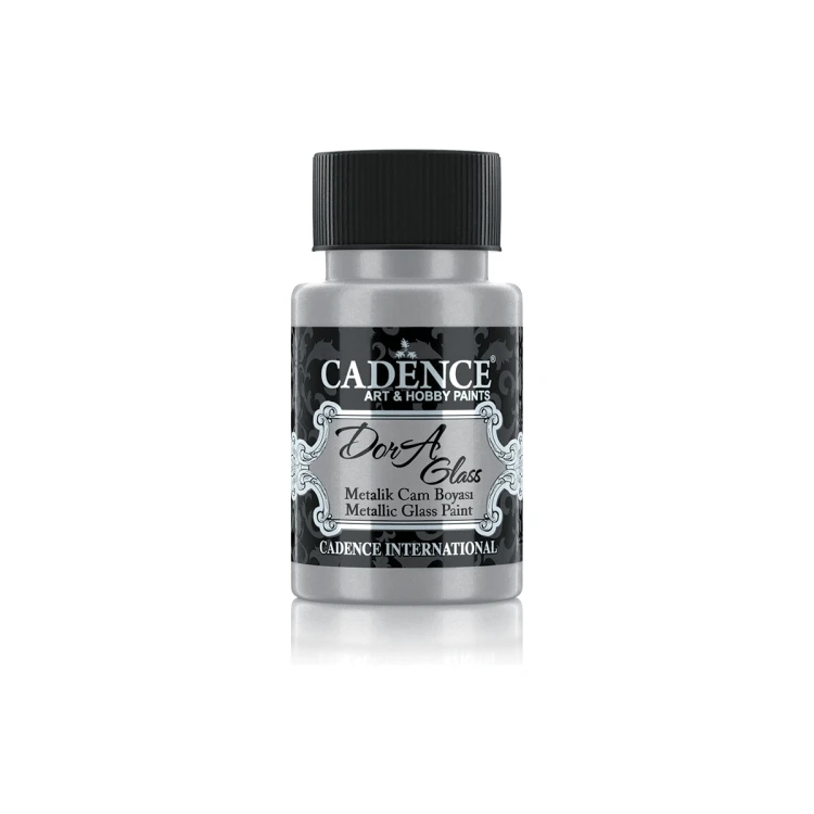 Farba do szkła Dora - Cadence - srebrna 50 ml #1