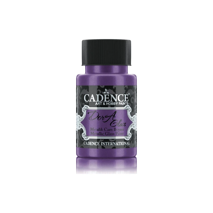 Farba metaliczna do szkła Dora - Cadence - ametyst 50 ml #1