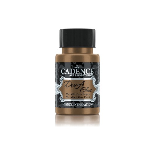 Farba metaliczna do szkła Dora - Cadence - złota peridot 50 ml #1