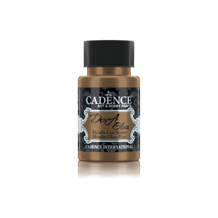 Farba metaliczna do szkła Dora - Cadence - złota peridot 50 ml #1