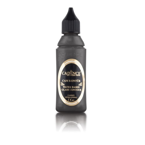 Farba konturówka do szkła - Cadence - szara 50 ml #1