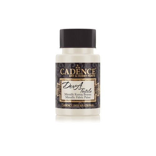 Farba metaliczna do tkanin Dora - Cadence - perłowa 50 ml #1