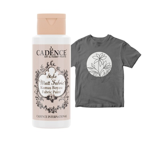 Farba do tkanin - Cadence - white 59 ml #1