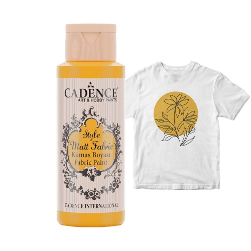 Farba do tkanin - Cadence - żółta 59 ml #1