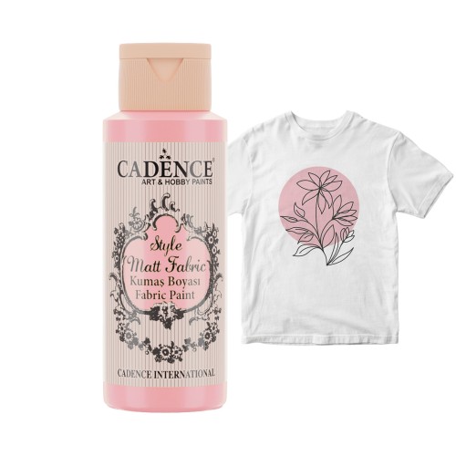 Farba do tkanin - Cadence - dziecięcy róż 59 ml #1