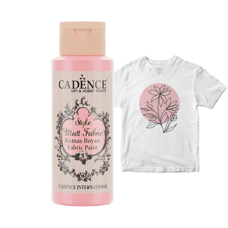Farba do tkanin - Cadence - dziecięcy róż 59 ml #1