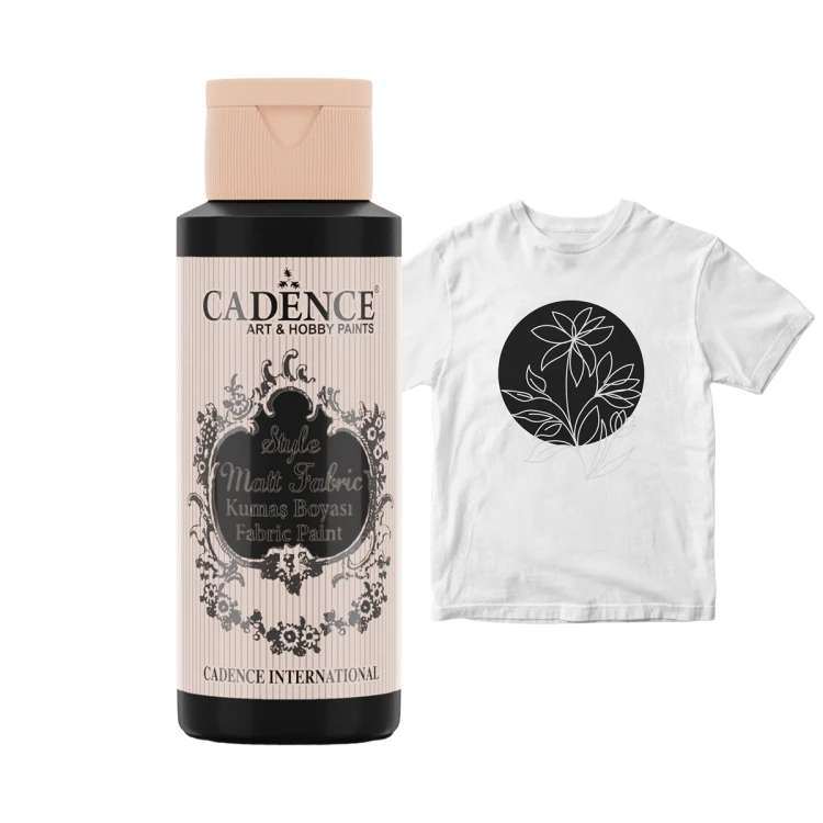 Farba do tkanin - Cadence - czarna 59 ml #1